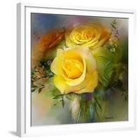 Yellow Rose-Skarlett-Framed Giclee Print