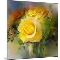 Yellow Rose-Skarlett-Mounted Giclee Print