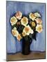 Yellow Roses, 1934 (Oil on Canvas)-Walt Kuhn-Mounted Giclee Print