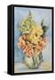 Yellow Roses and Antirrhinums, 2001-Joan Thewsey-Framed Stretched Canvas