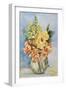 Yellow Roses and Antirrhinums, 2001-Joan Thewsey-Framed Giclee Print