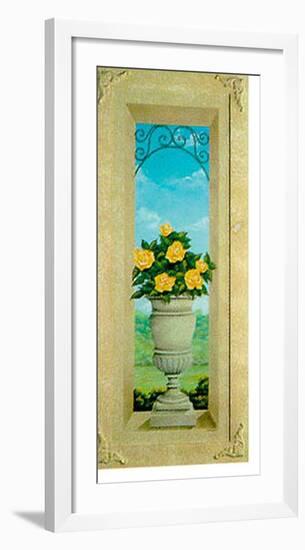 Yellow Roses-Marina Mariani-Framed Art Print