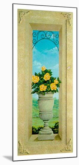 Yellow Roses-Marina Mariani-Mounted Art Print