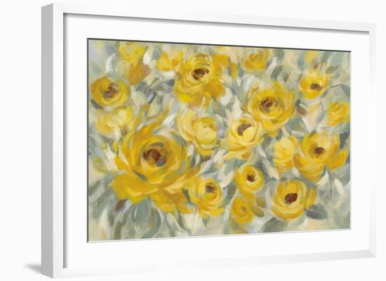 Yellow Roses-Silvia Vassileva-Framed Art Print