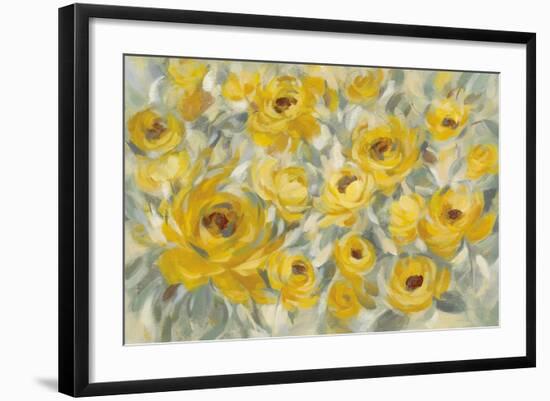 Yellow Roses-Silvia Vassileva-Framed Art Print