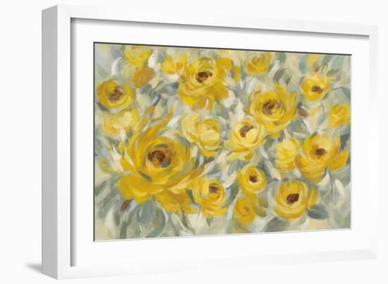 Yellow Roses-Silvia Vassileva-Framed Art Print