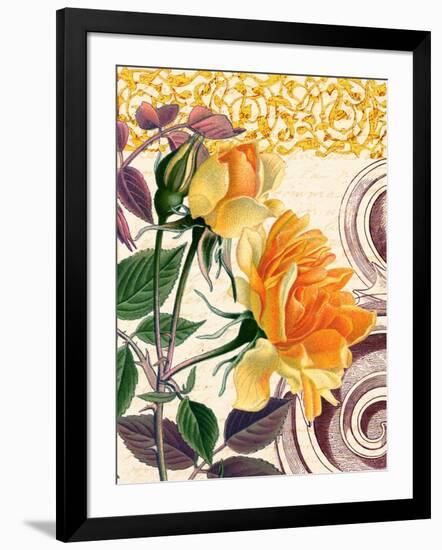 Yellow Roses-Piddix-Framed Art Print