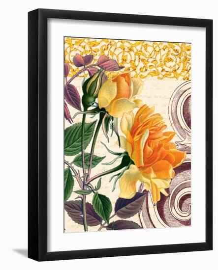 Yellow Roses-Piddix-Framed Art Print