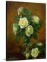 Yellow Roses-Albert Williams-Stretched Canvas