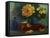 Yellow Roses,-Lee Campbell-Framed Stretched Canvas