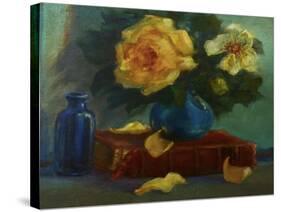 Yellow Roses,-Lee Campbell-Stretched Canvas