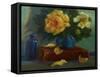 Yellow Roses,-Lee Campbell-Framed Stretched Canvas