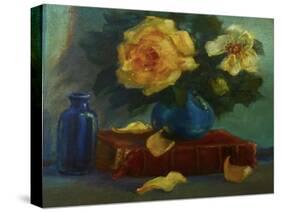 Yellow Roses,-Lee Campbell-Stretched Canvas