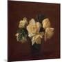 Yellow Roses-Henri Fantin-Latour-Mounted Giclee Print