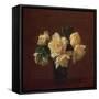 Yellow Roses-Henri Fantin-Latour-Framed Stretched Canvas