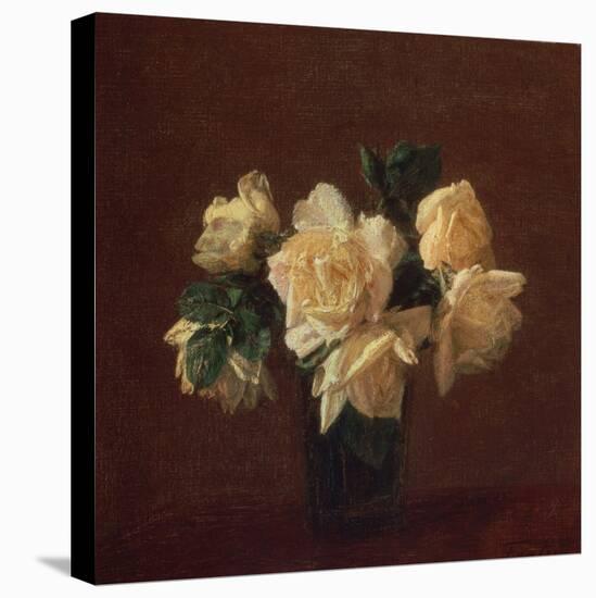 Yellow Roses-Henri Fantin-Latour-Stretched Canvas