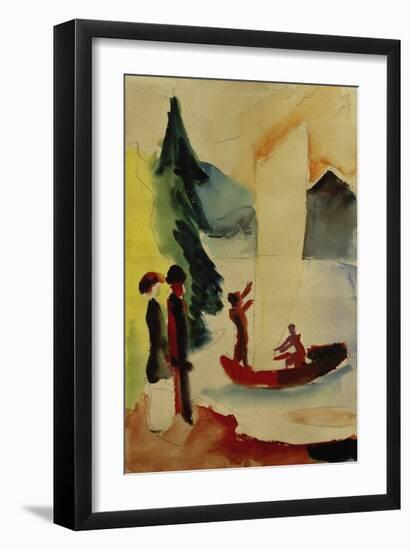 Yellow Sail-Auguste Macke-Framed Giclee Print