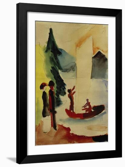 Yellow Sail-Auguste Macke-Framed Giclee Print