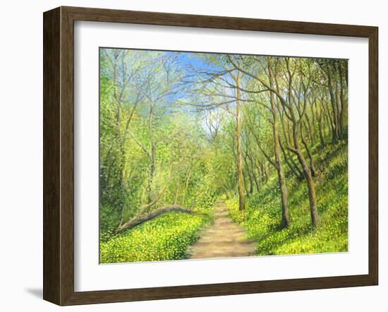 Yellow Scent-kirilstanchev-Framed Art Print