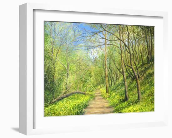 Yellow Scent-kirilstanchev-Framed Art Print