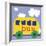 Yellow School Bus-Erin Clark-Framed Premium Giclee Print