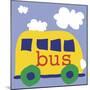 Yellow School Bus-Erin Clark-Mounted Premium Giclee Print