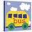 Yellow School Bus-Erin Clark-Stretched Canvas