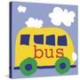 Yellow School Bus-Erin Clark-Stretched Canvas