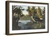 Yellow Shank-John James Audubon-Framed Art Print