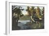 Yellow Shank-John James Audubon-Framed Art Print