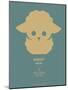 Yellow Sheep Multilingual Poster-NaxArt-Mounted Art Print