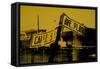 Yellow Sign-David Studwell-Framed Stretched Canvas