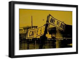 Yellow Sign-David Studwell-Framed Premium Giclee Print