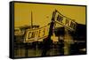 Yellow Sign-David Studwell-Framed Stretched Canvas