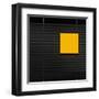 Yellow square-Luc Vangindertael-Framed Art Print