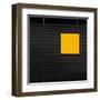 Yellow square-Luc Vangindertael-Framed Art Print