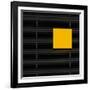 Yellow square-Luc Vangindertael-Framed Art Print