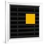 Yellow square-Luc Vangindertael-Framed Art Print