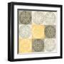 Yellow Squared I-Alonzo Saunders-Framed Art Print