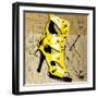 Yellow Strap Boot-Roderick E. Stevens-Framed Giclee Print