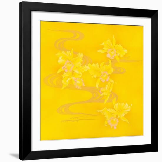 Yellow Stream-Haruyo Morita-Framed Art Print