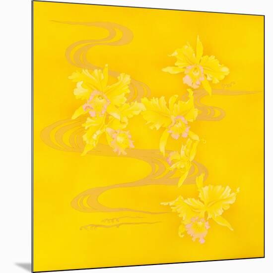 Yellow Stream-Haruyo Morita-Mounted Art Print