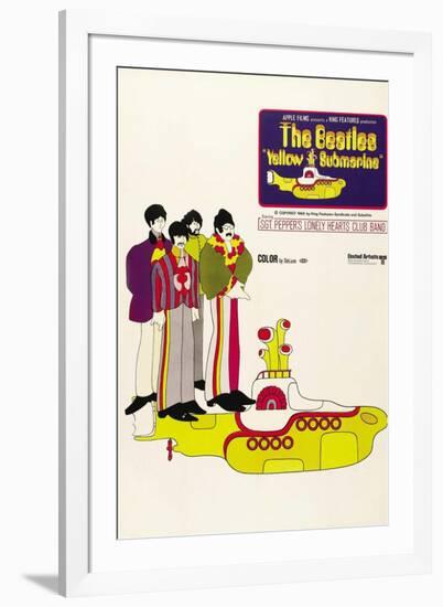 Yellow Submarine, 1968-null-Framed Giclee Print