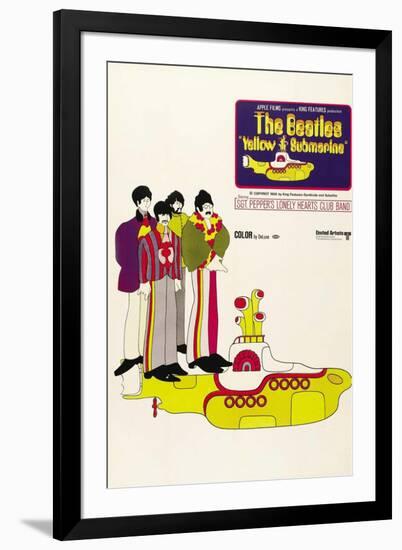 Yellow Submarine, 1968-null-Framed Giclee Print