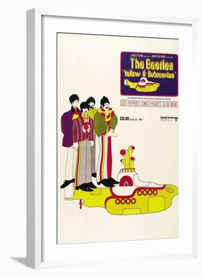 Yellow Submarine, 1968-null-Framed Giclee Print