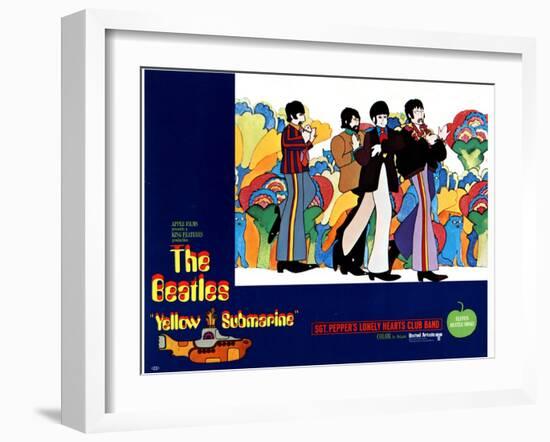 Yellow Submarine, 1968-null-Framed Art Print