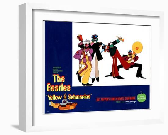 Yellow Submarine, the Beatles, 1968-null-Framed Art Print