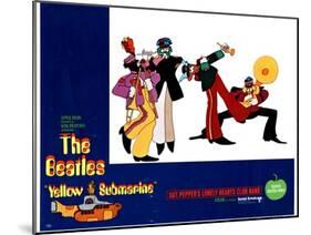 Yellow Submarine, the Beatles, 1968-null-Mounted Art Print