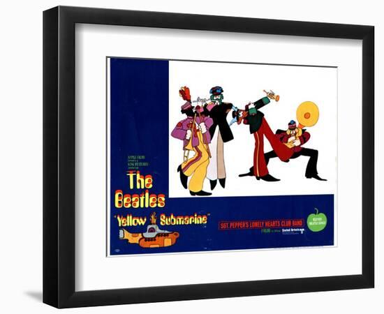 Yellow Submarine, the Beatles, 1968-null-Framed Art Print