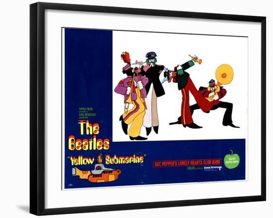 Yellow Submarine, the Beatles, 1968-null-Framed Art Print